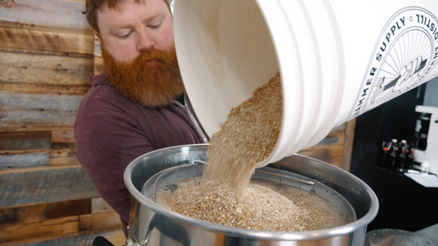 mashing in