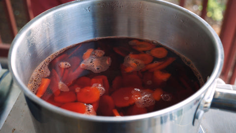 pasteurizing carrots and beets