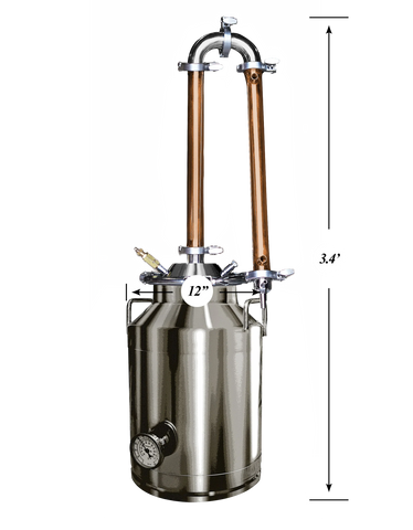 stainless steel pot still