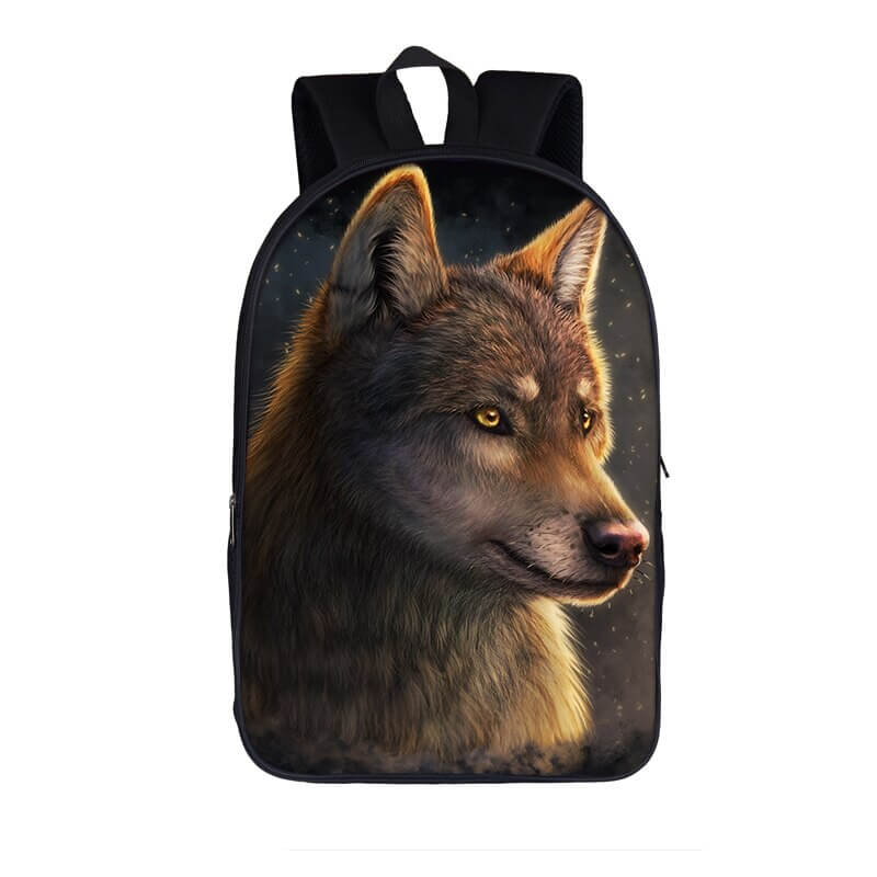 wolf face backpack
