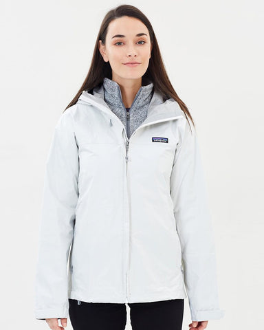 patagonia birch white torrentshell jacket