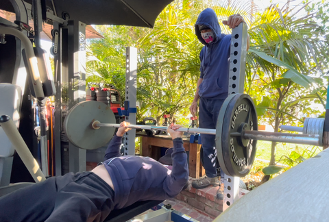 Bench press for strength training