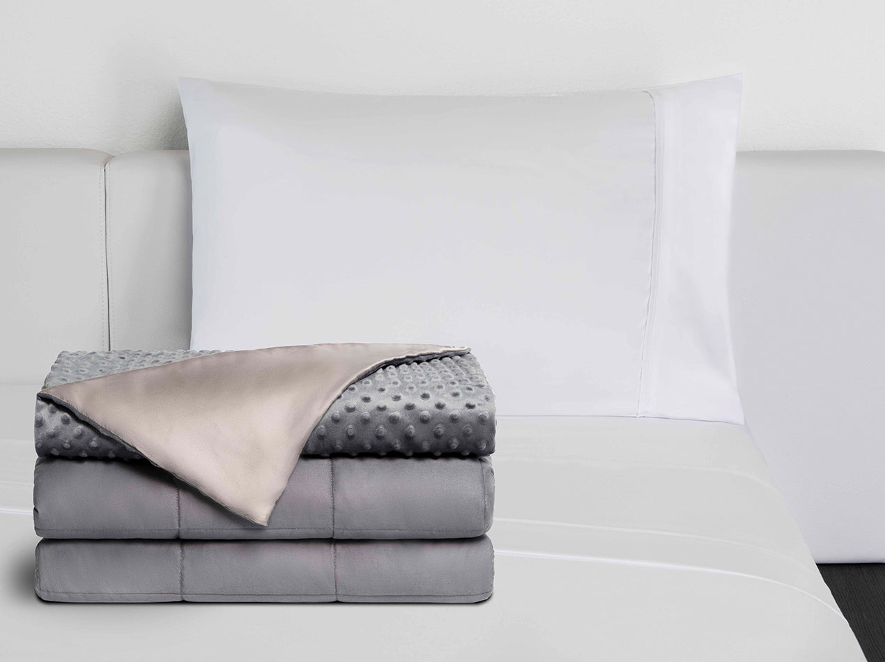 Dual Therapy Weighted Blanket: Ultra Cozy & Cool - Titan Mattress