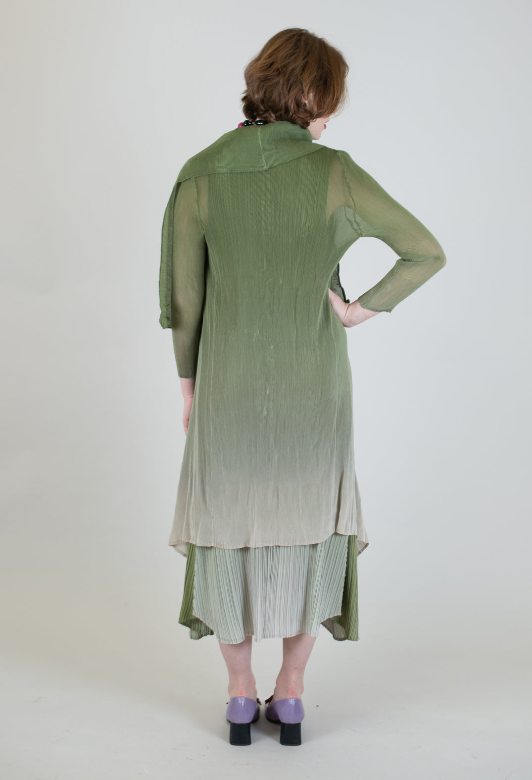 Collare Coat in Peridot