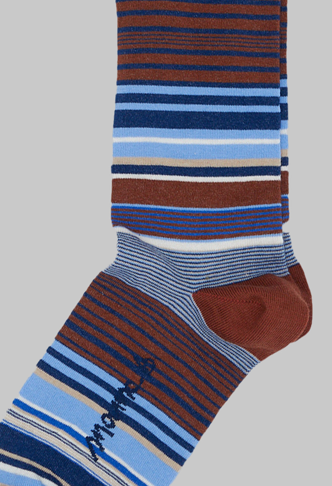 Alto P Stripe Socks in Cannella