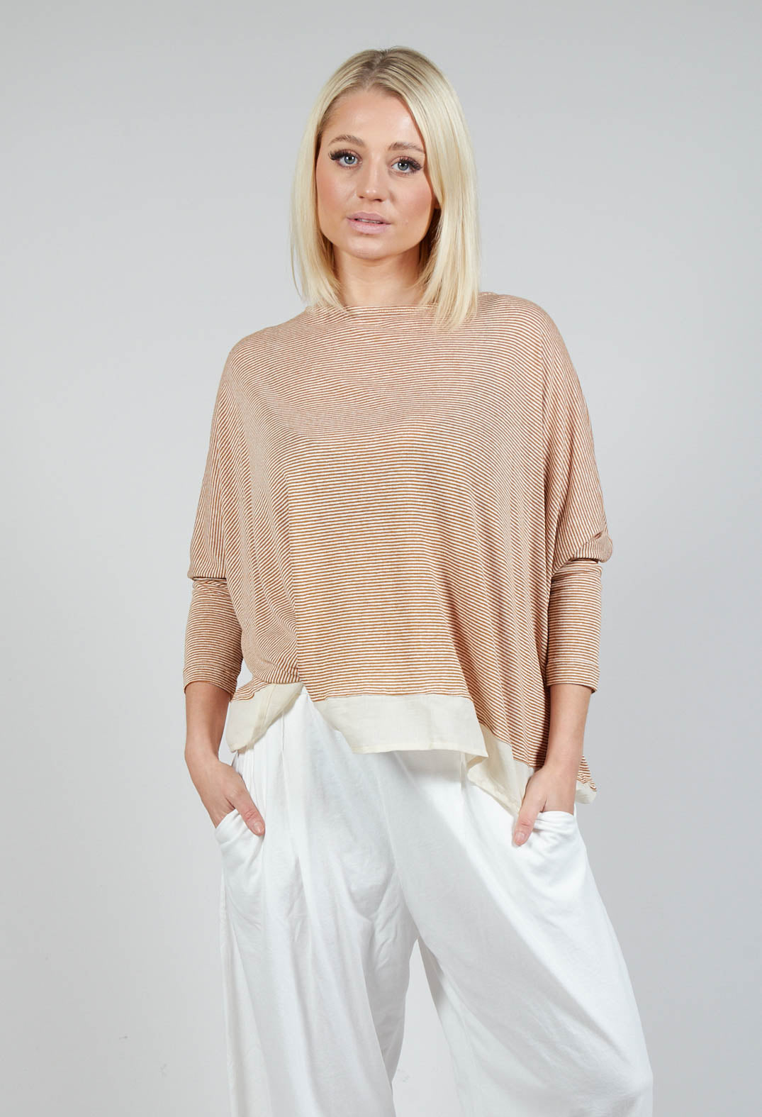 Bamboo Lr Jumper In Ambra