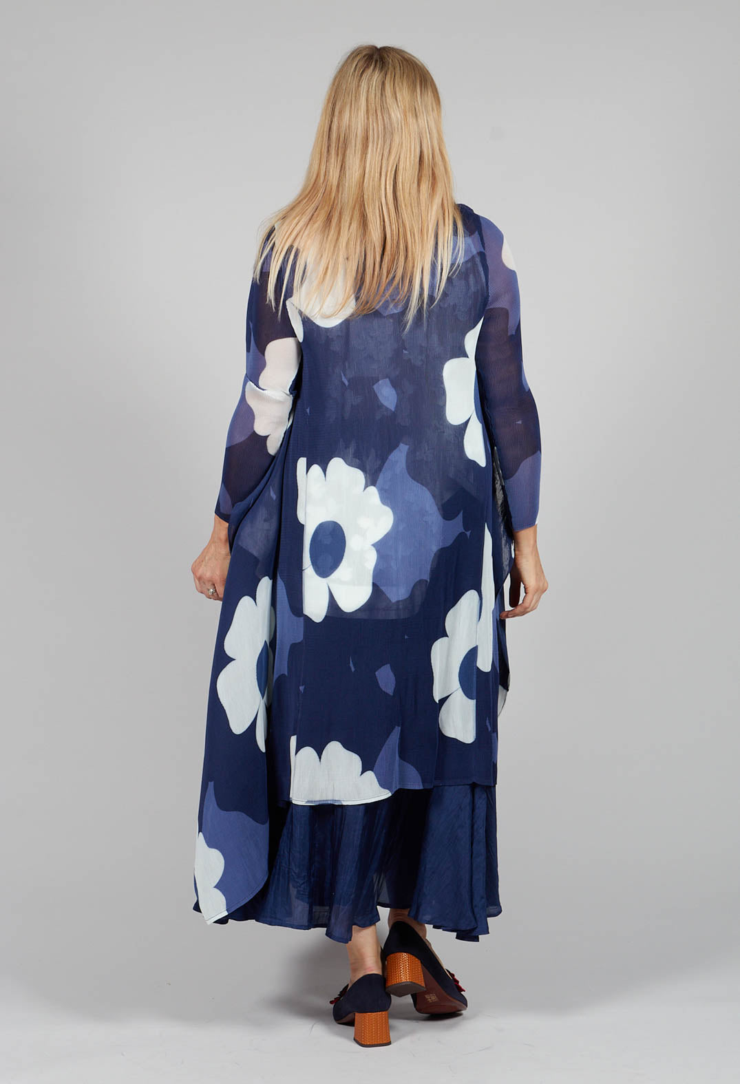 Collare Coat in Indigo Way