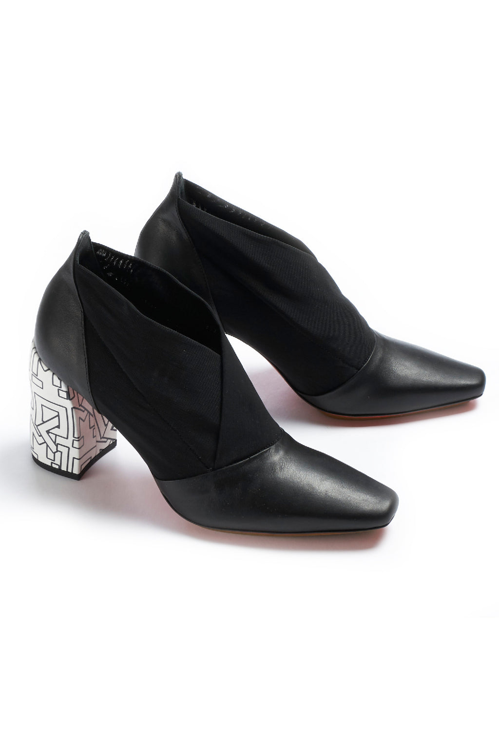 Malloni – Pointed Heeled Ankle Boots in 