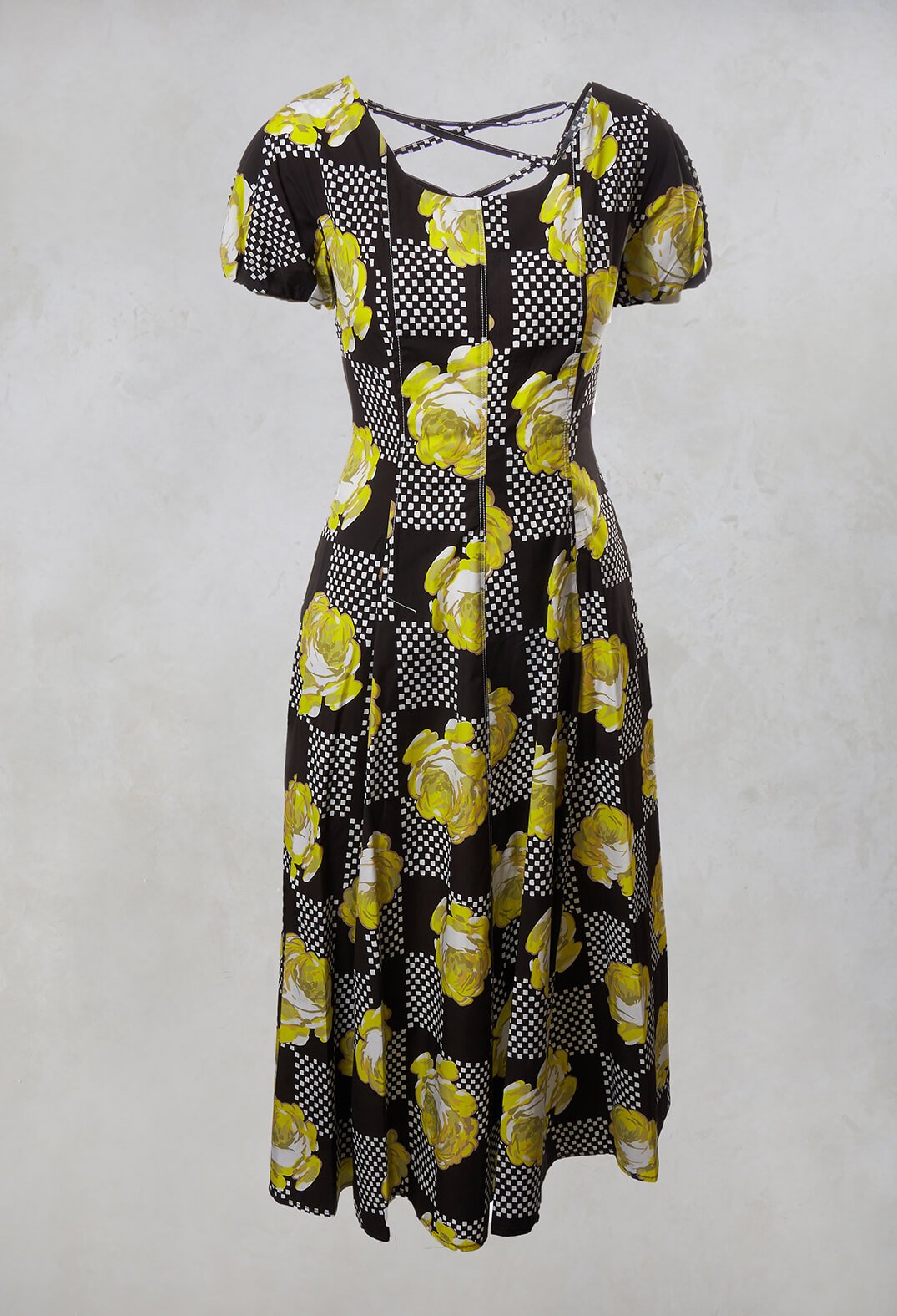 A-Line Dress in Yellow