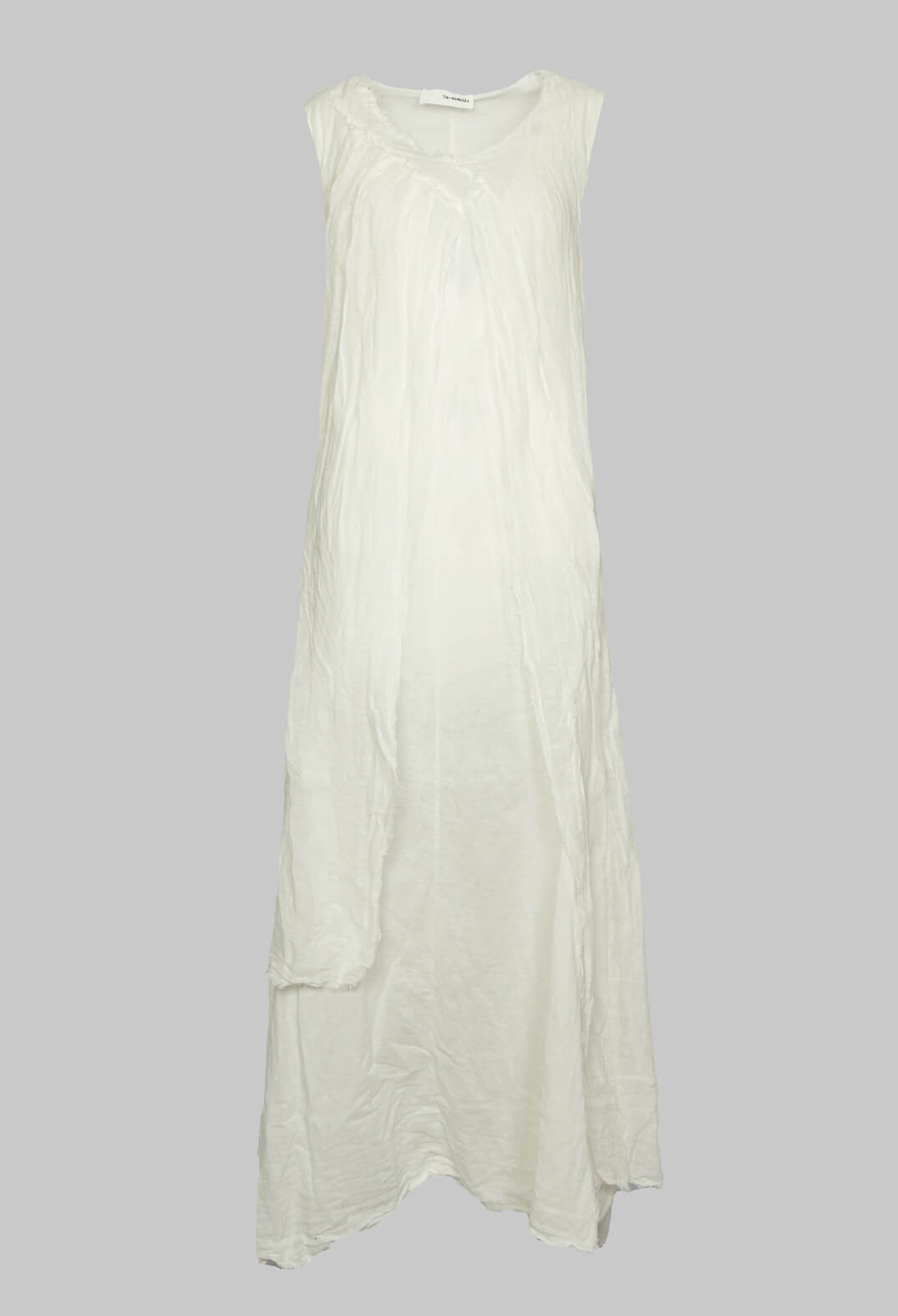 Abigail Sleeveless Dress in White