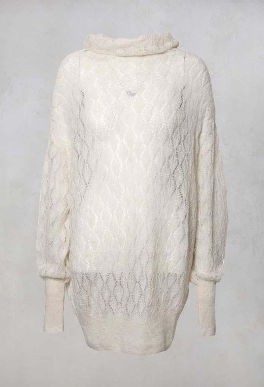 fine knit roll neck jumper