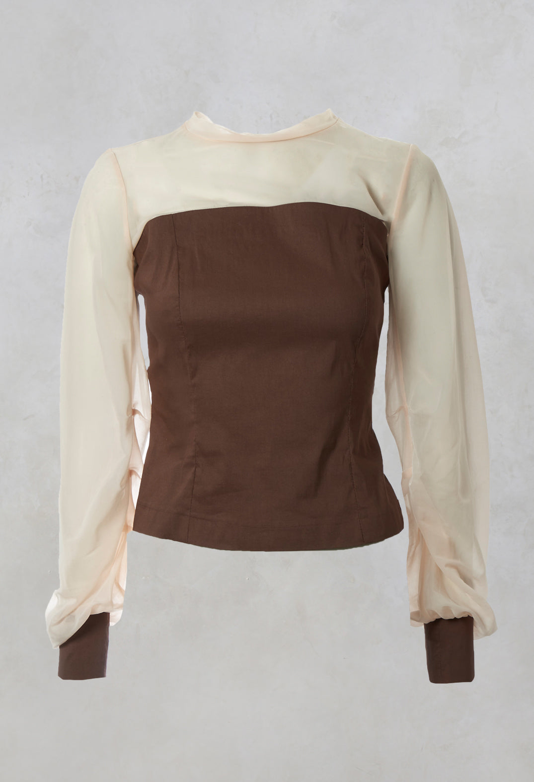 Blouse in Cioccolato