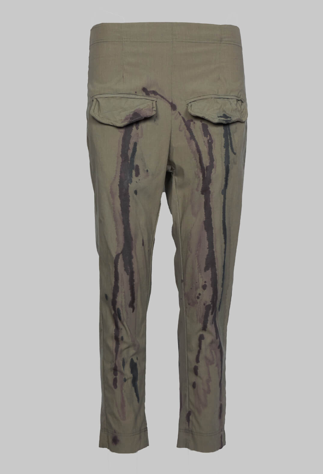 Cargo Trousers with Front Pockets in Umbra Paint