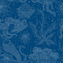 nautical fabric removable wallpaper