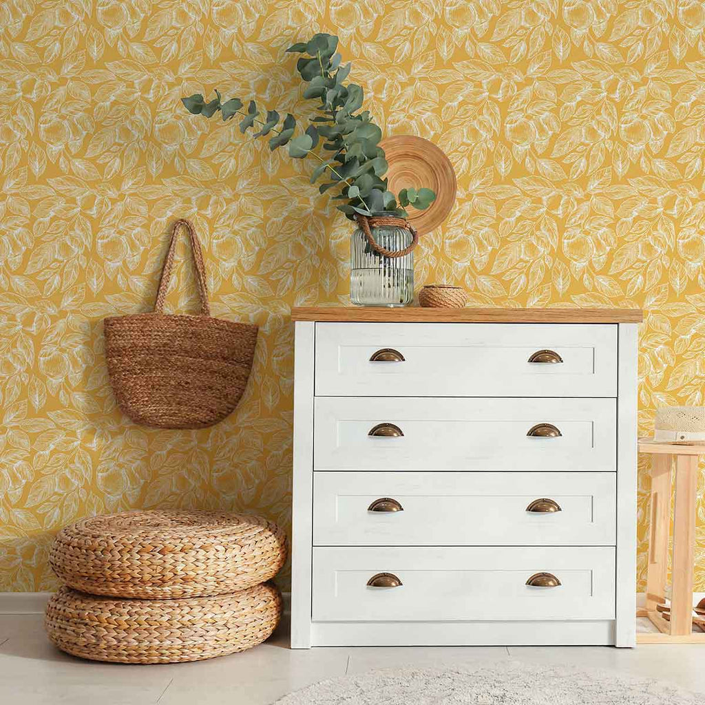 Buy Yellow Peel and Stick Wallpaper Online In India  Etsy India