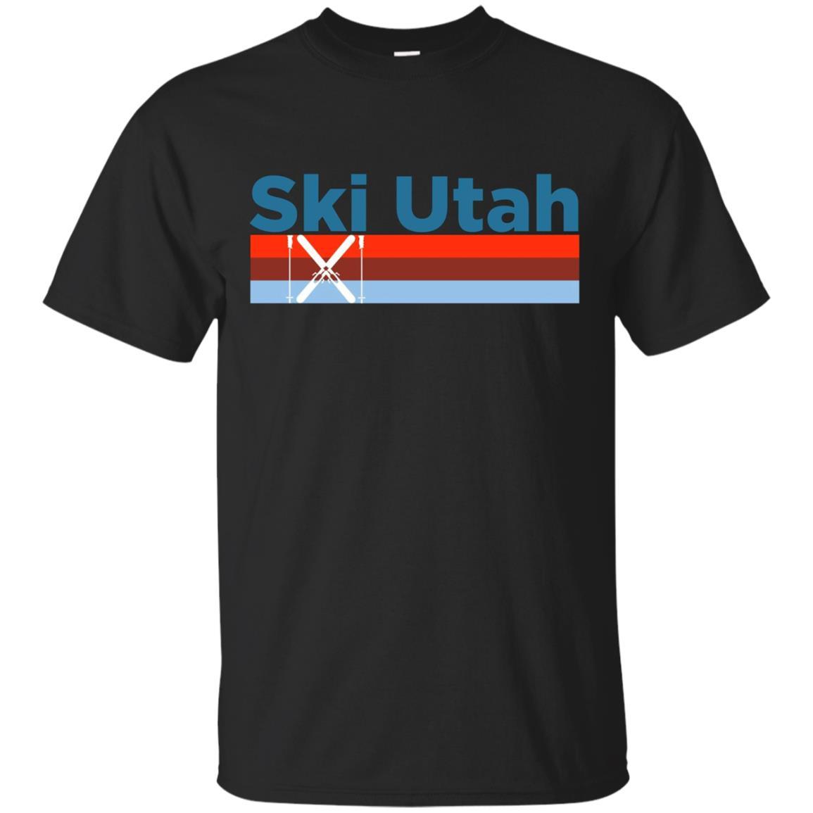 Retro Snow Ski Ski Utah T Shirt