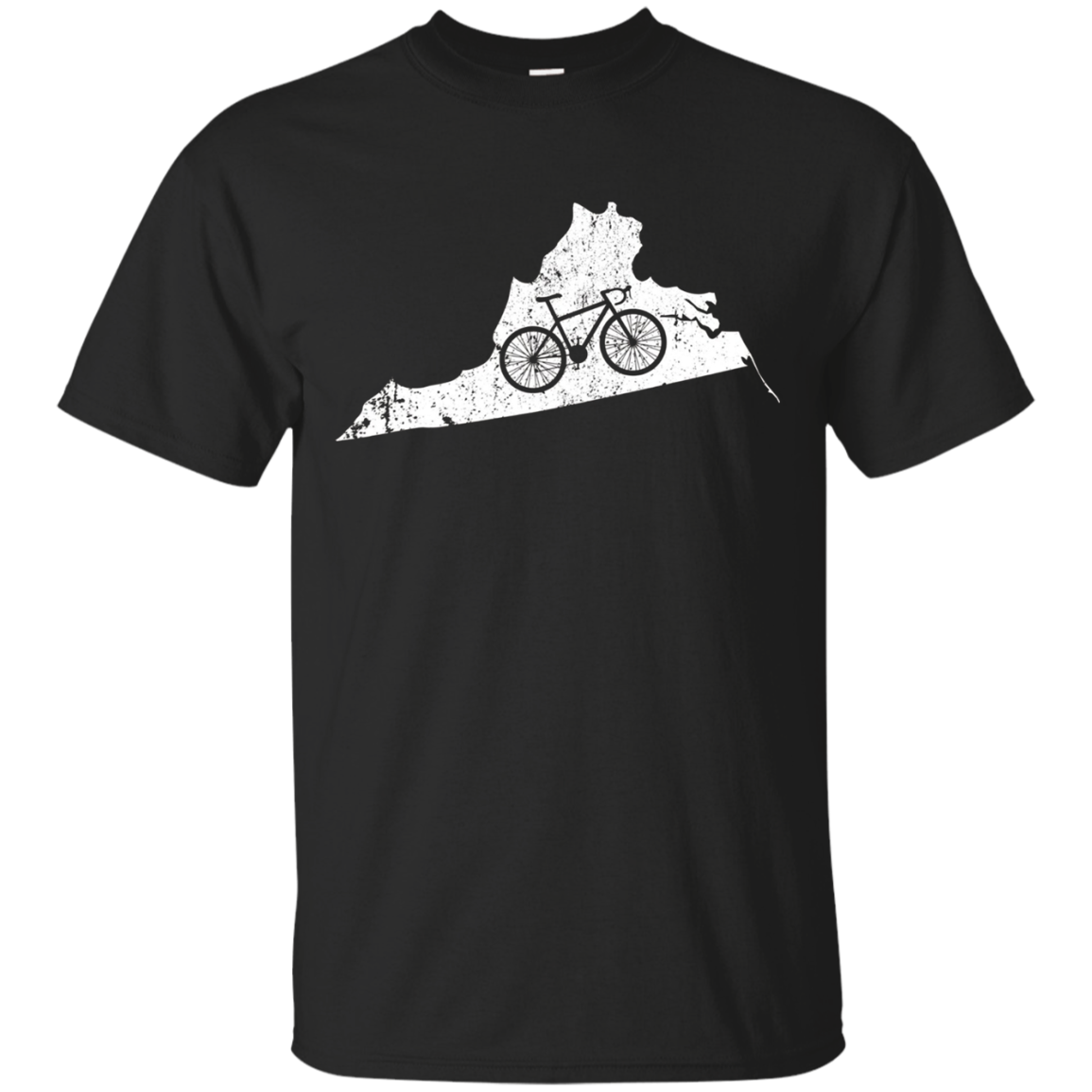 Cute Unique & Vintage Virginia Cycling T-shirt & Gift