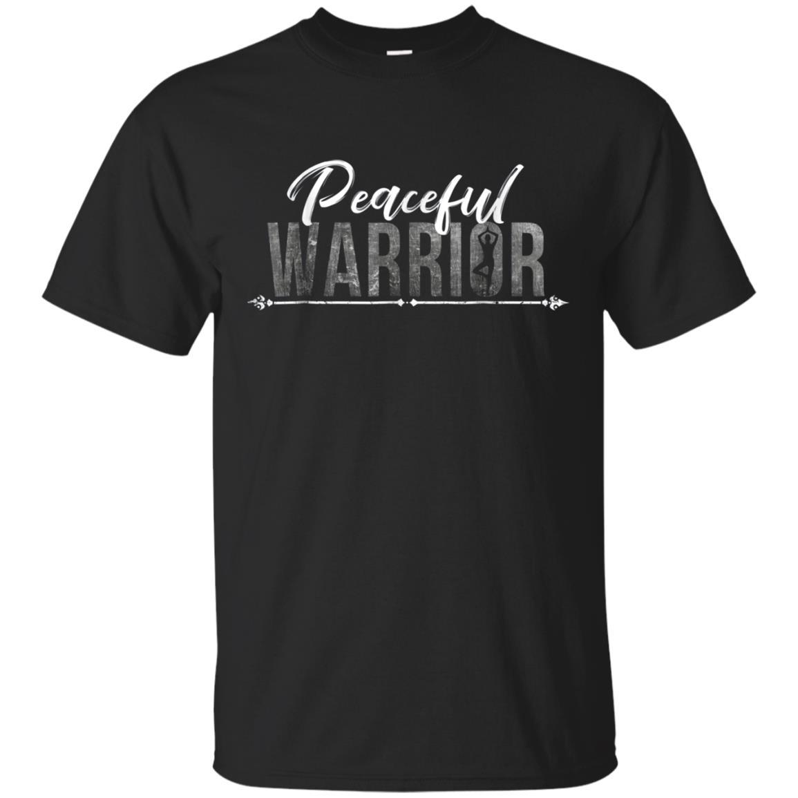 Peaceful Warrior Yoga And Meditation Silhouette T Shirt