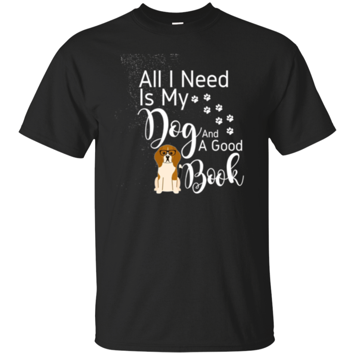 Dog Lover T-shirt Reading Book Lover Shirt Beagle