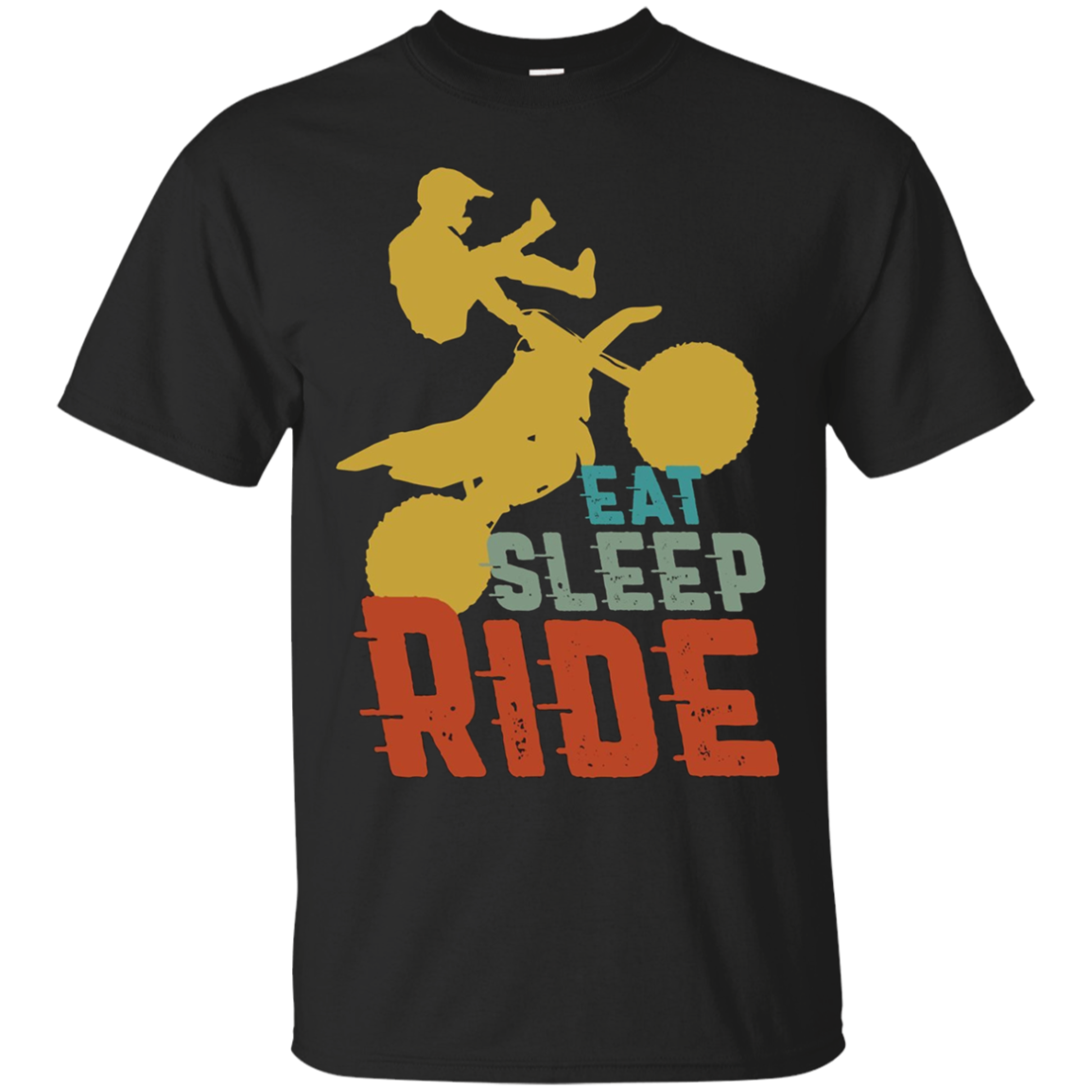 Dirt Bike Motocross Biking T-shirt For Motorcycle Rider Dad