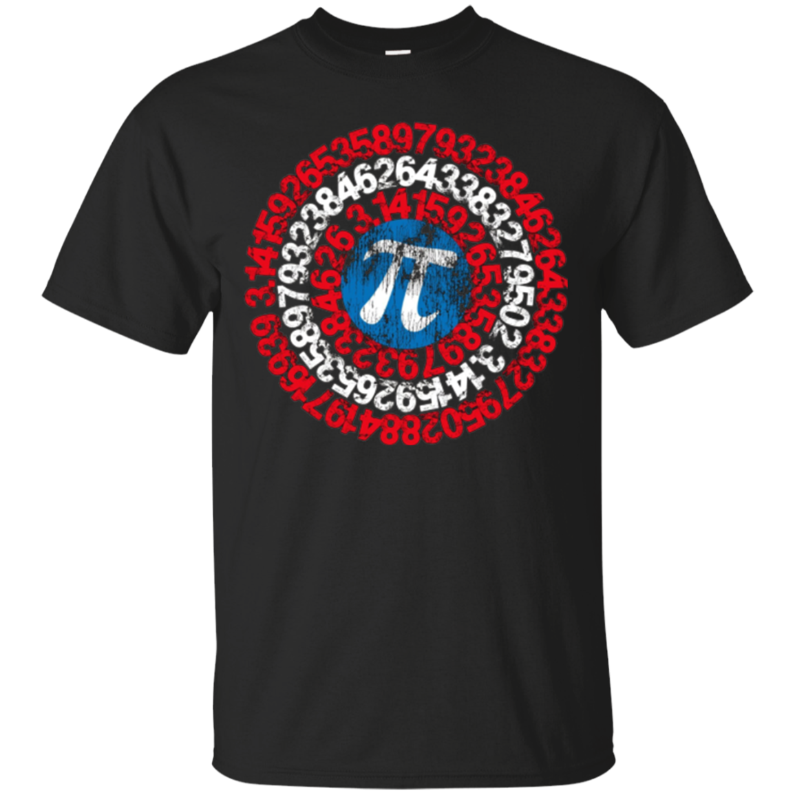 Captain Pi Superhero Shield Shirt For Math Geeks And Nerds