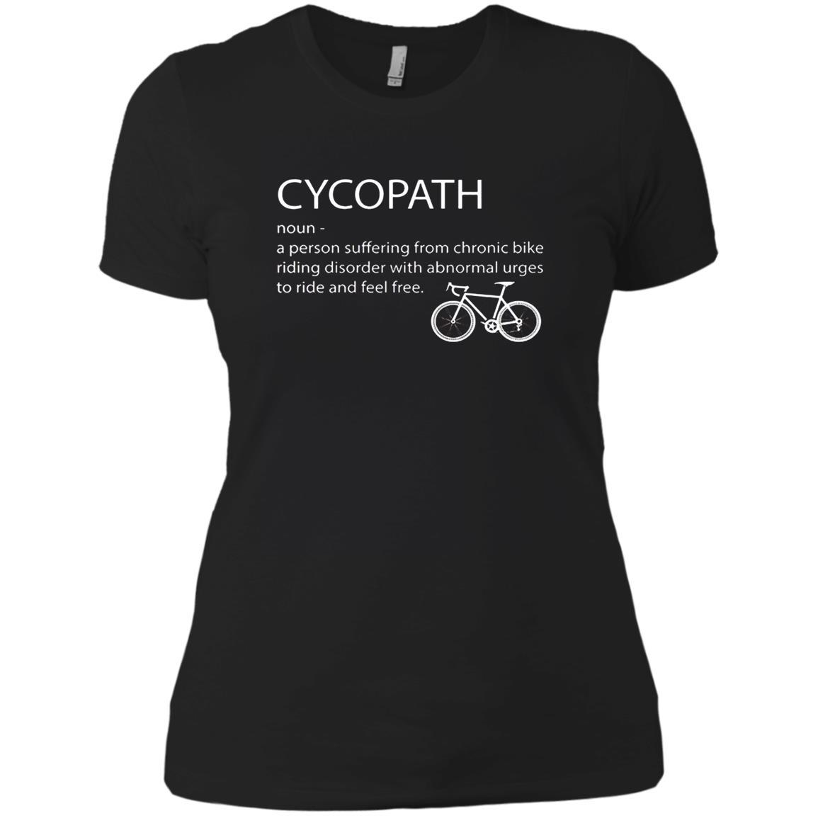 Cycopath Funny Bicycle Cyclist Humor Shirts