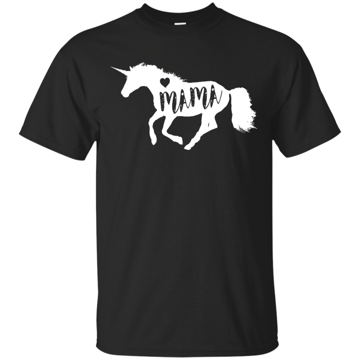 Mama Unicorn Horse Equine T-shirt Gift For Mother Day Funny