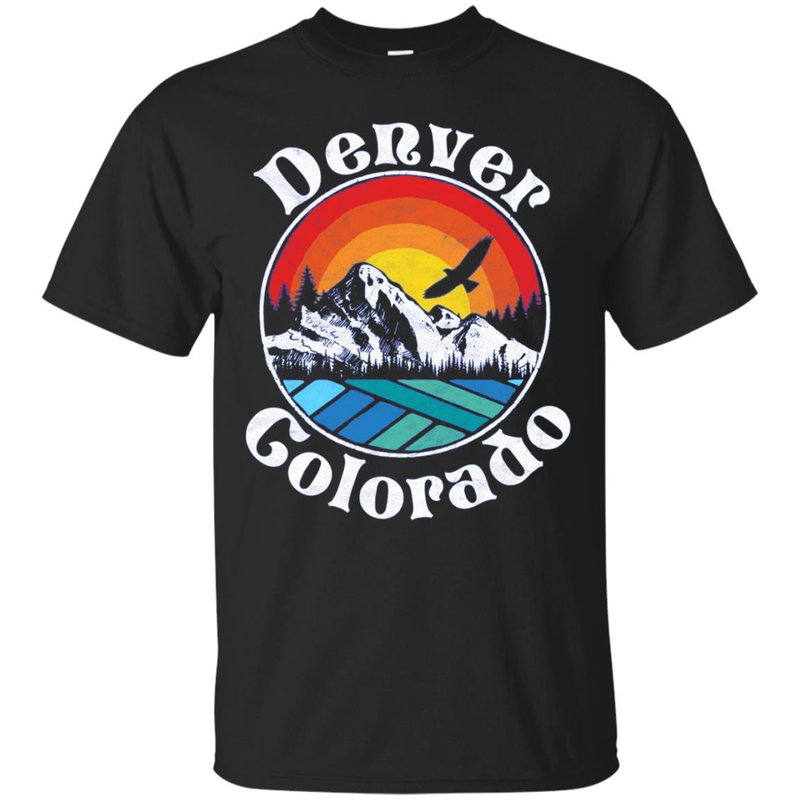 Denver Colorado Vintage Mountain Outdoor T Shirt