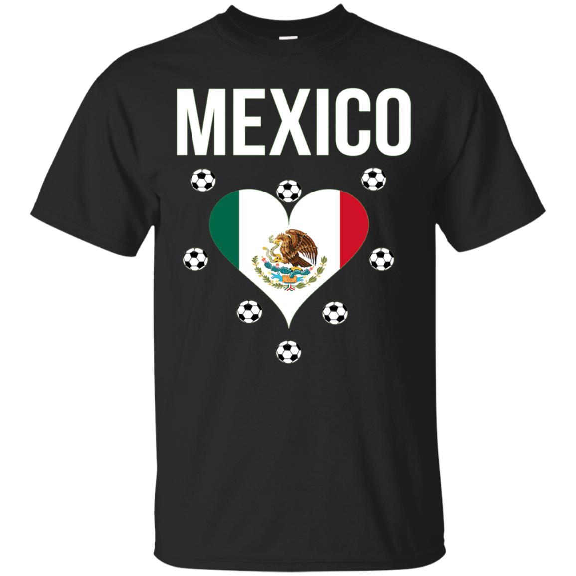 Mexico Shirts-mexico Loves Soccer Flag-t Shirt