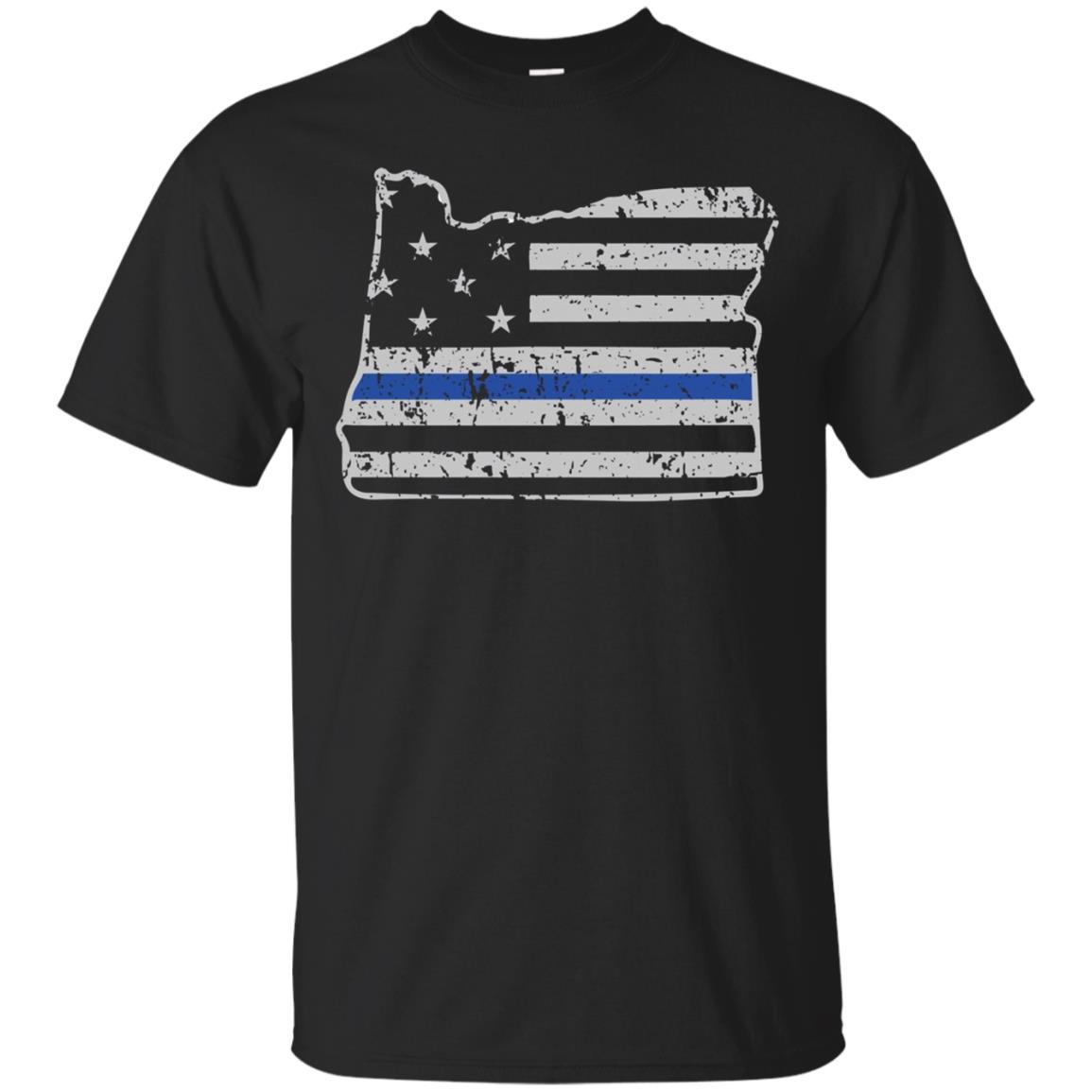 Oregon Police, Thin Blue Line T Shirt