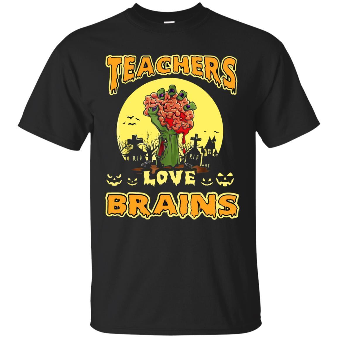 Tea Love Brains Zombie Halloween Costume Shirt