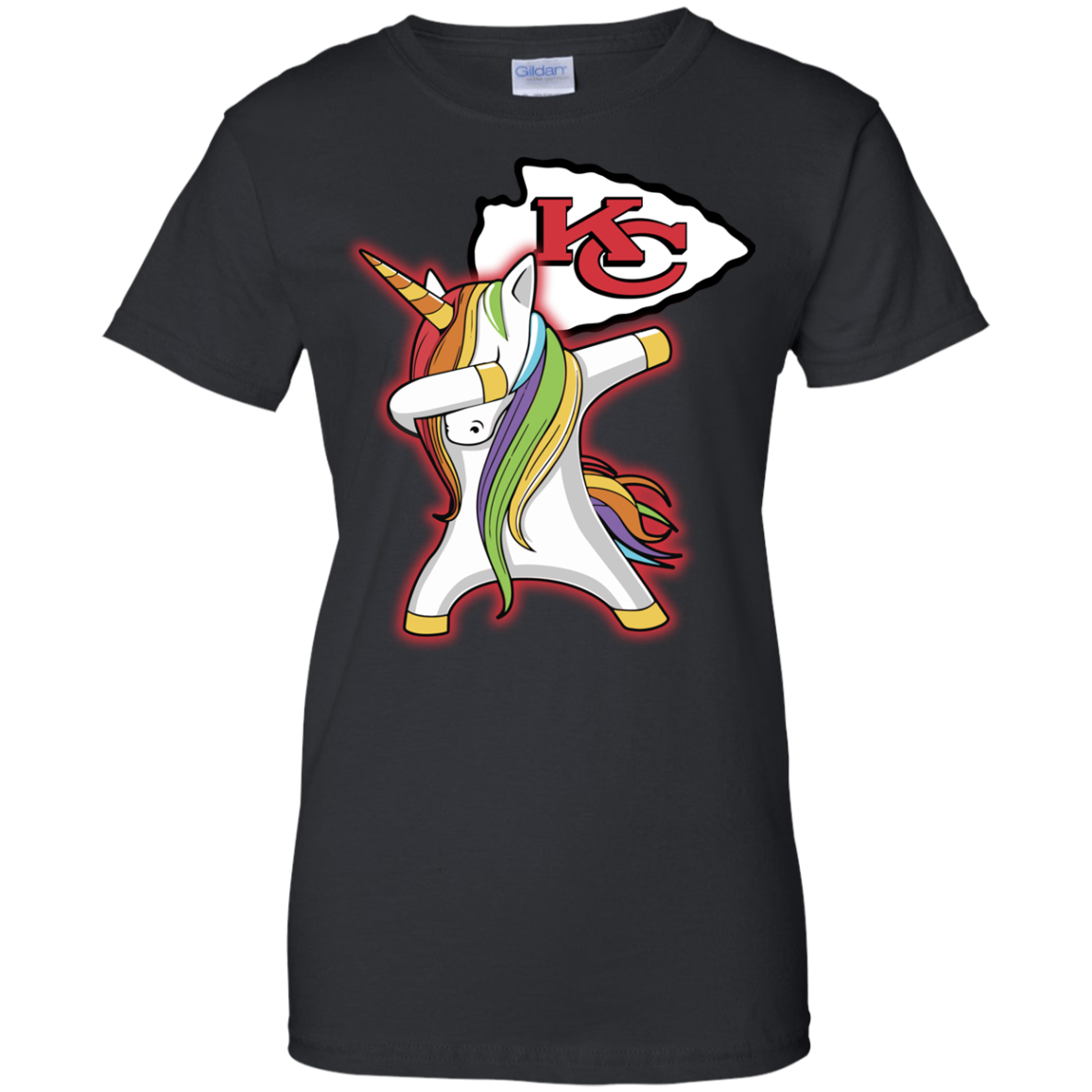 Kansas City Chiefs Footballl Dabbing Unicorn S S T-shirt