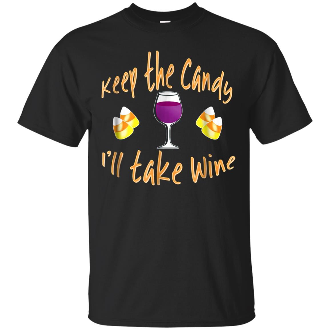 Wine Shirt Keep The Candy Ill Take Wine Halloween