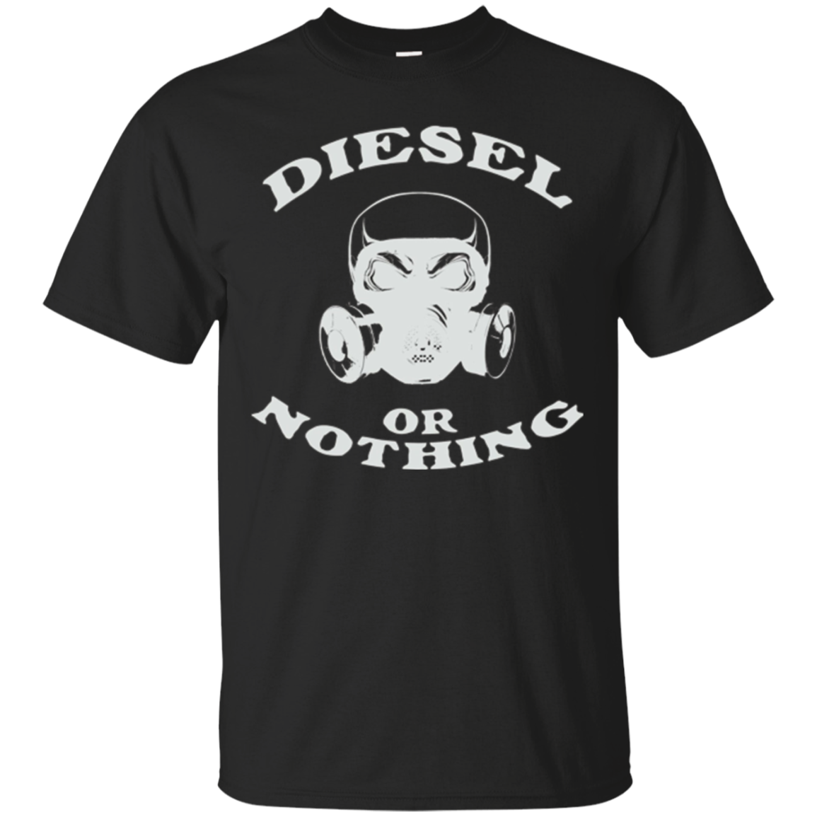 Diesel Or Nothing Skull T-shirt 4x4 Offroad Gas Mask Tee