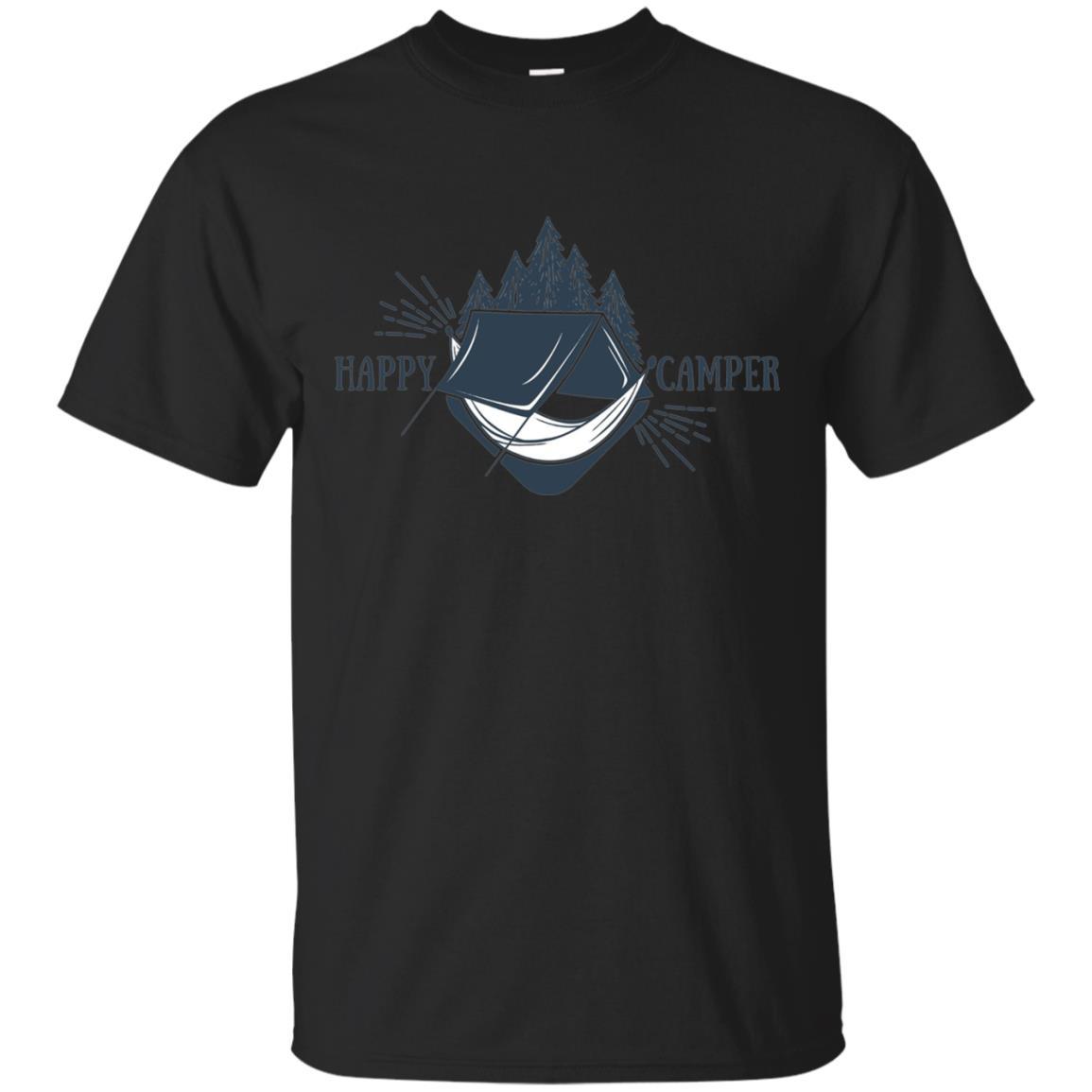 S Happy Camper Hammock T-shirt - Hammock Camping Tee