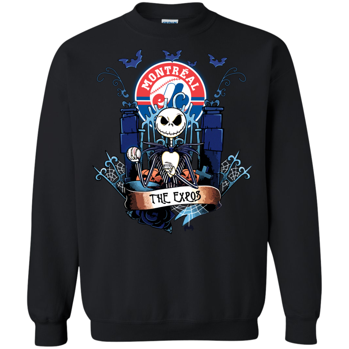 Montreal Expos Halloween The Nightmare Before Christmas Shirts