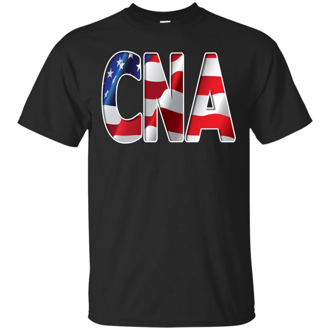 Nurses Usa Flag Cna Patriotic T-shirt