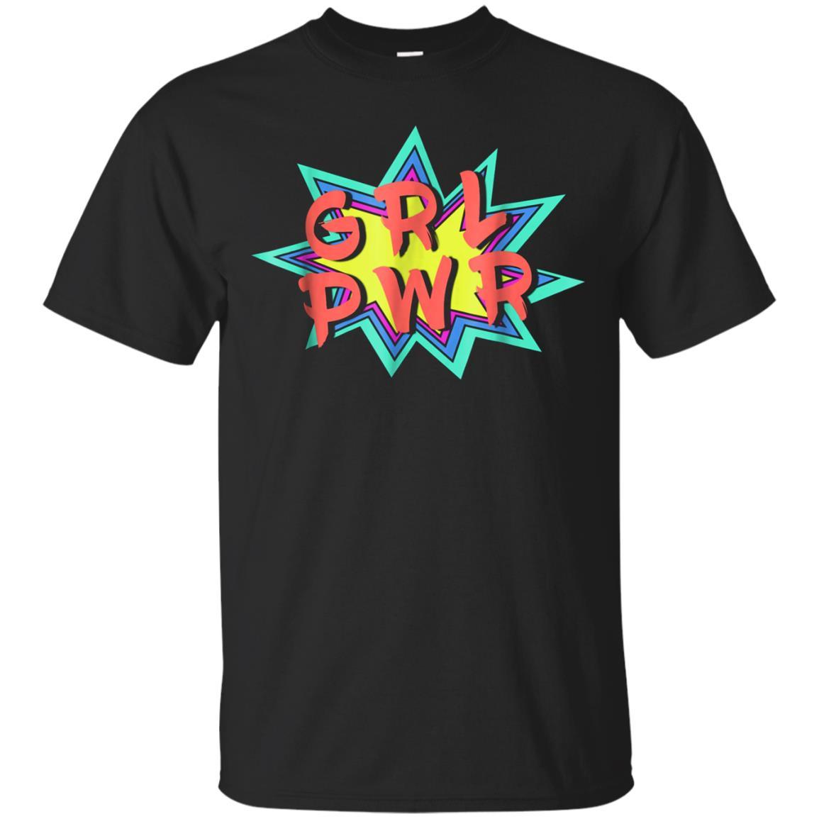 Grl Pwr Girl Power T-shirt Comic Book Feminist Equality Top