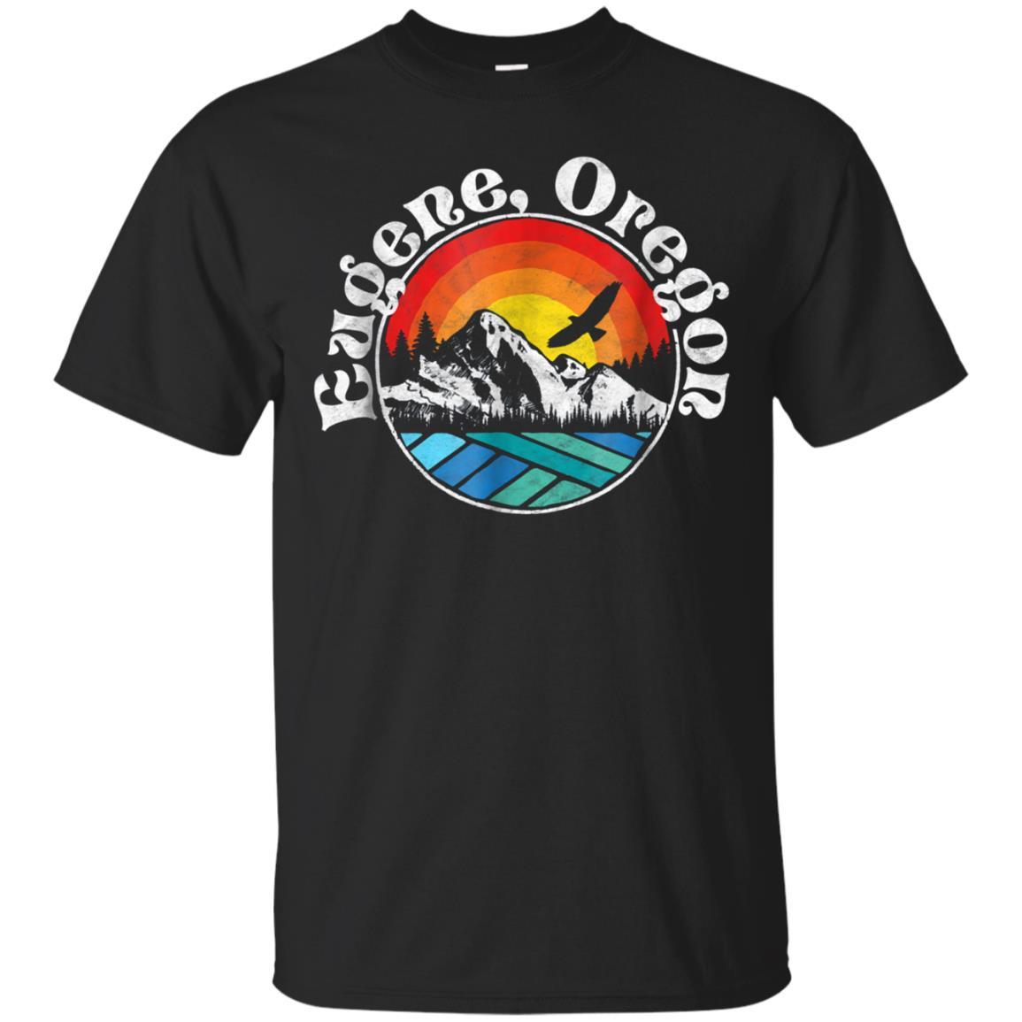 Eugene Oregon Vintage Mountain Outdoor Hiking Shirt