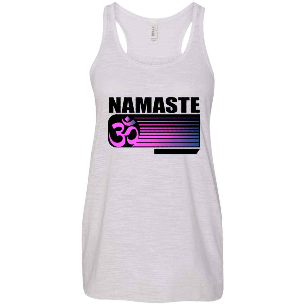 Spiritual Gangster Namaste Yoga Shirt B8800 Bella + Canvas Flowy Racerback Tank