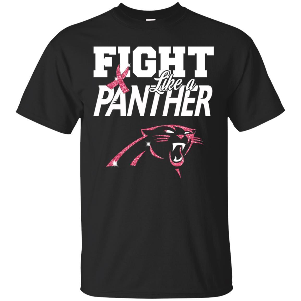 Carolina Panthers Fight Like A Panther Cancer Shirt