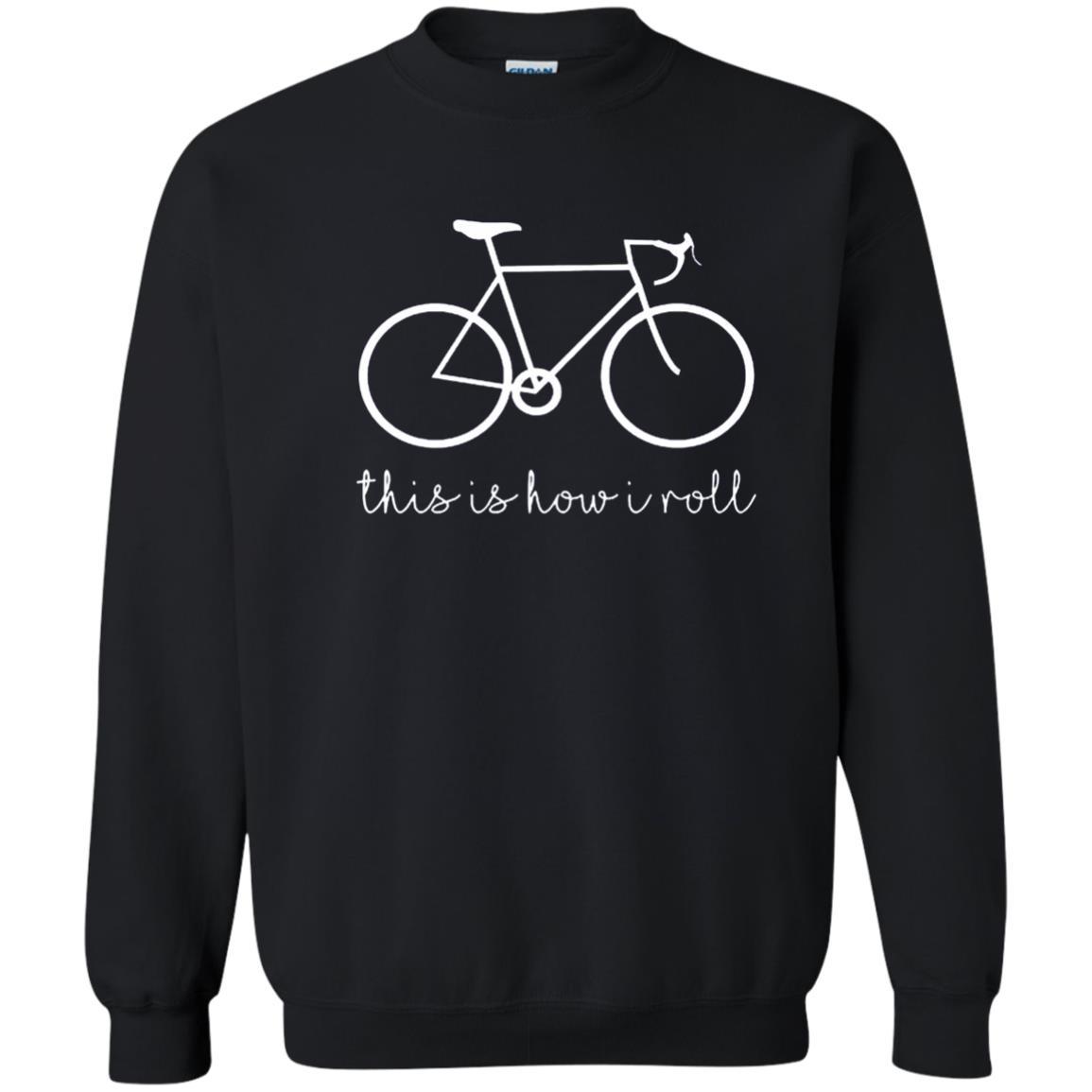 Funny Saying This Is How I Roll Bicycle Mountain Bike Shirts