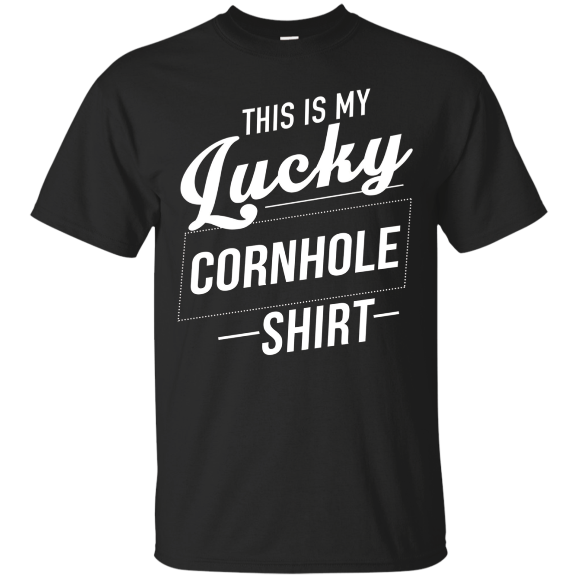 This Is My Lucky Cornhole Shirt Funny Cornhole Player