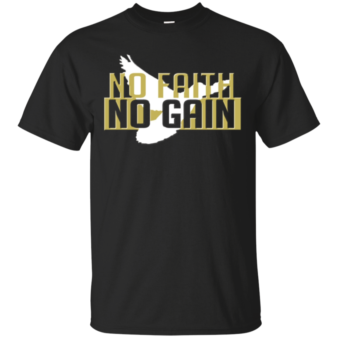 No Faith No Gain Religious Event T-shirt