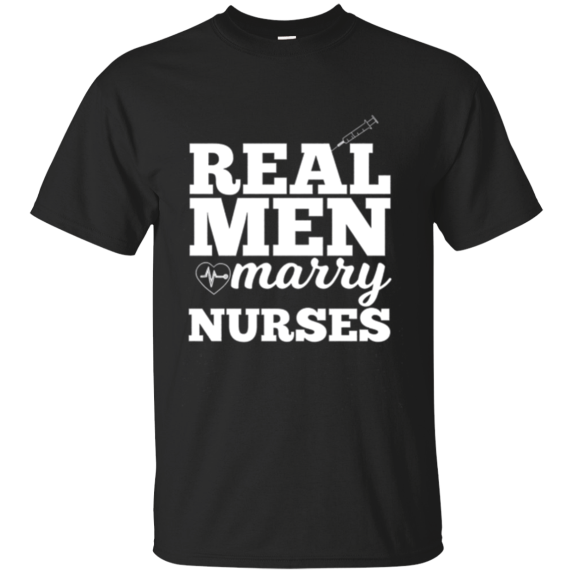 Unisex Real Marry Nurses Gift T-shirt For Nurse Husband 2 Dark Heather