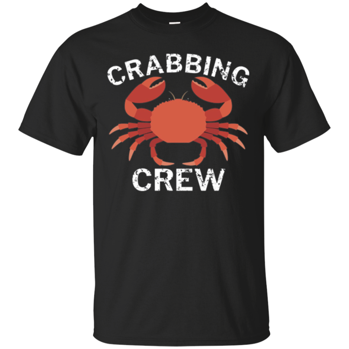 Crabbing Crew Funny Fishing T-shirt