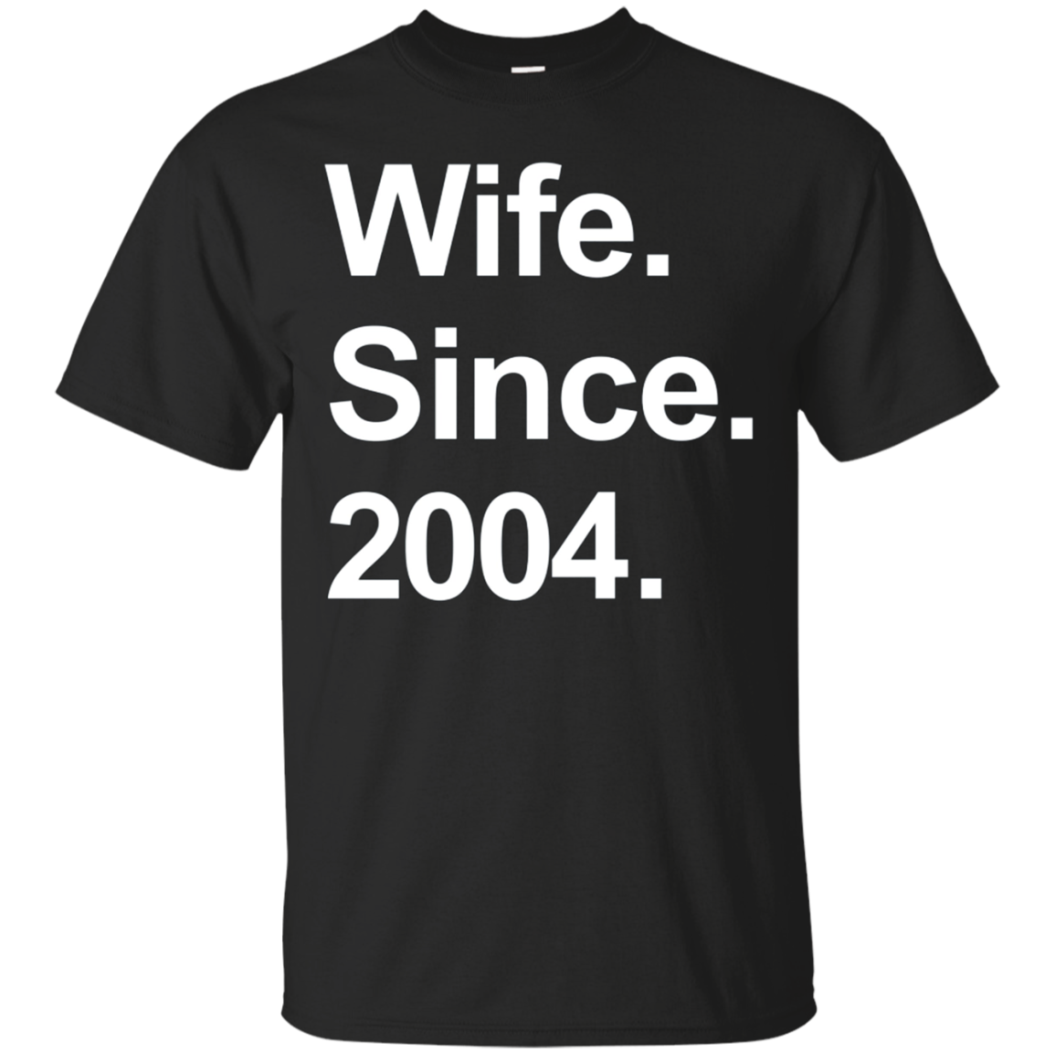 14th Wedding Anniversary Gift For Her, Wife Since 2004 Shirt