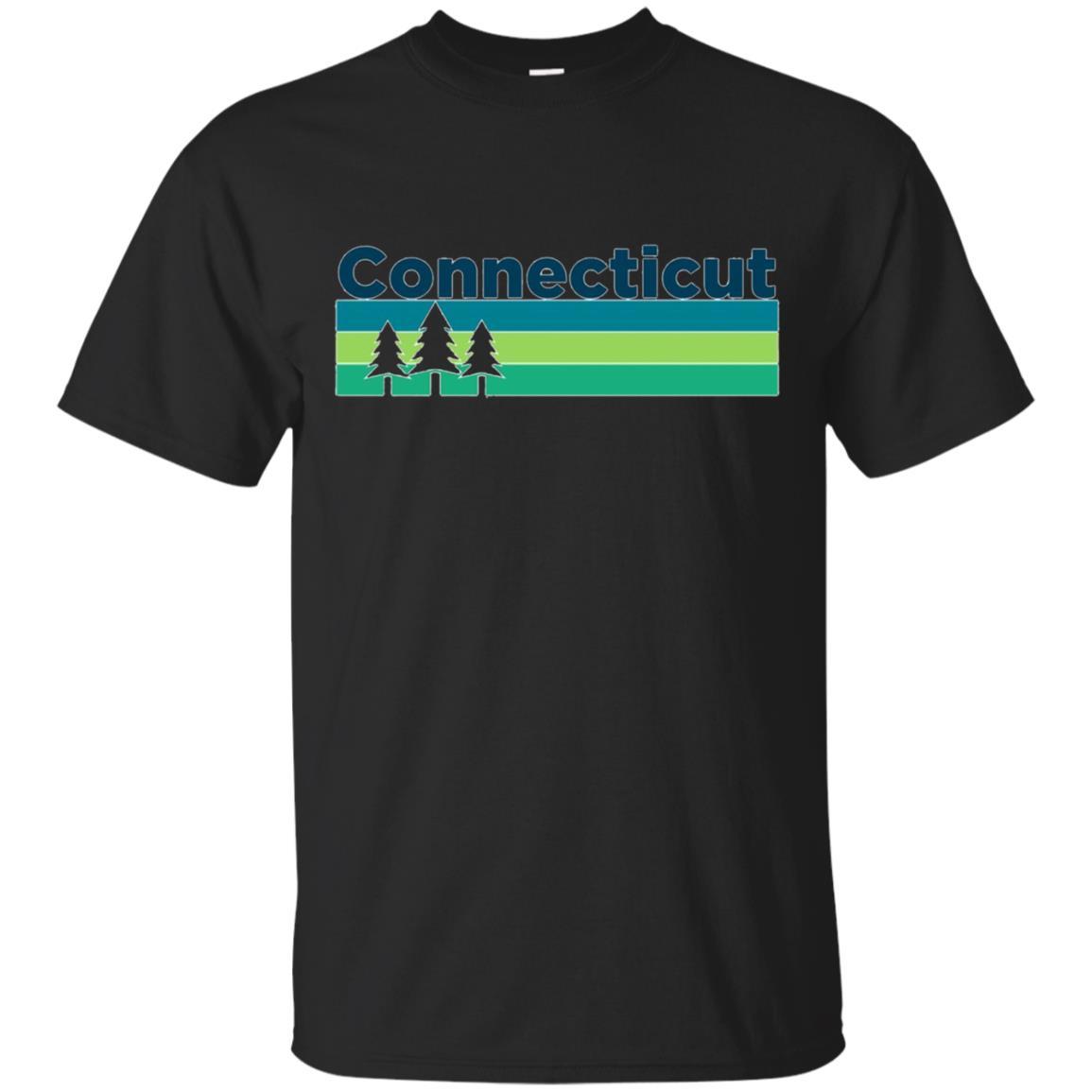 Connecticut Retro Trees & Forest - Connecticut T-shirt