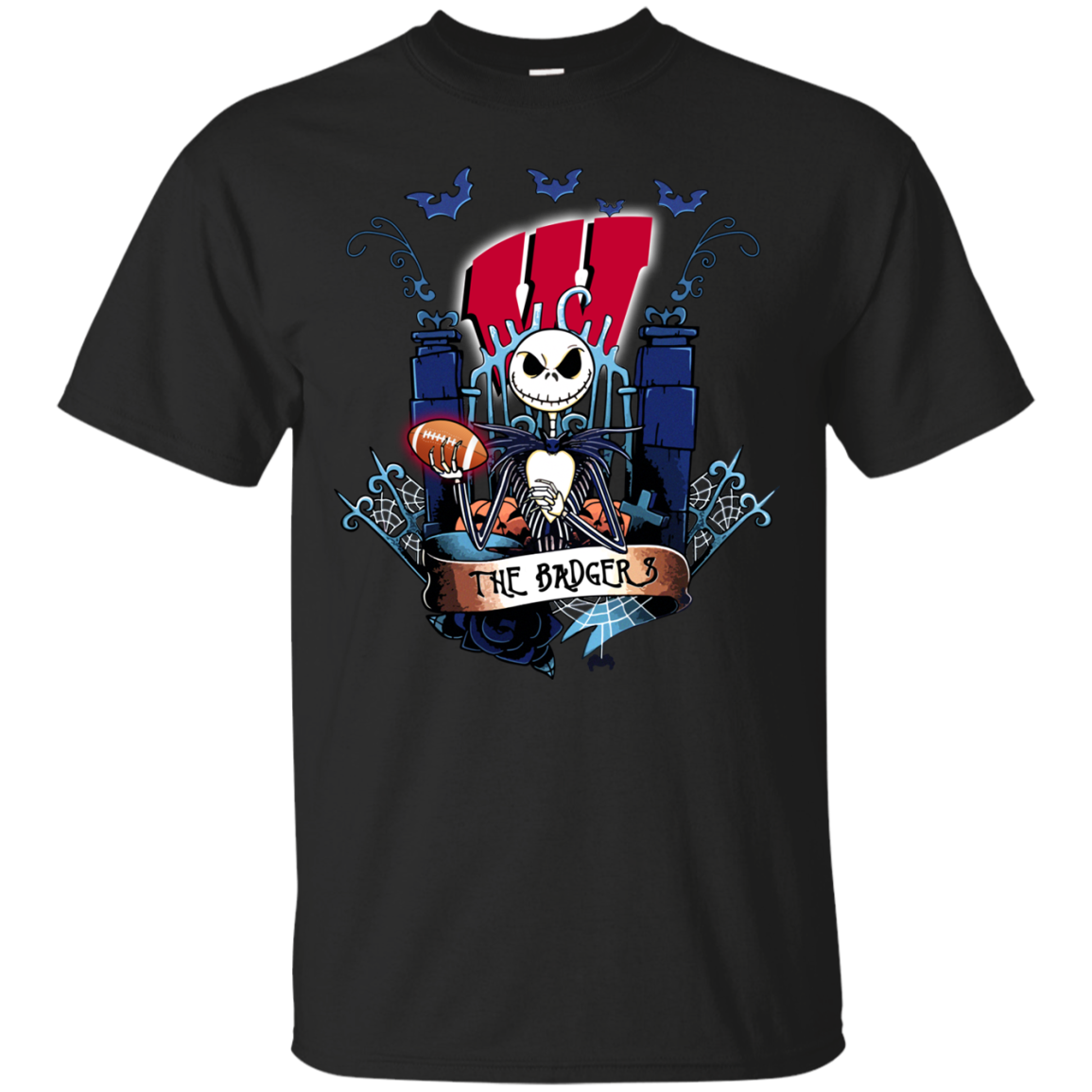 Wisconsin Badgers Halloween The Nightmare Before Christmas Shirts