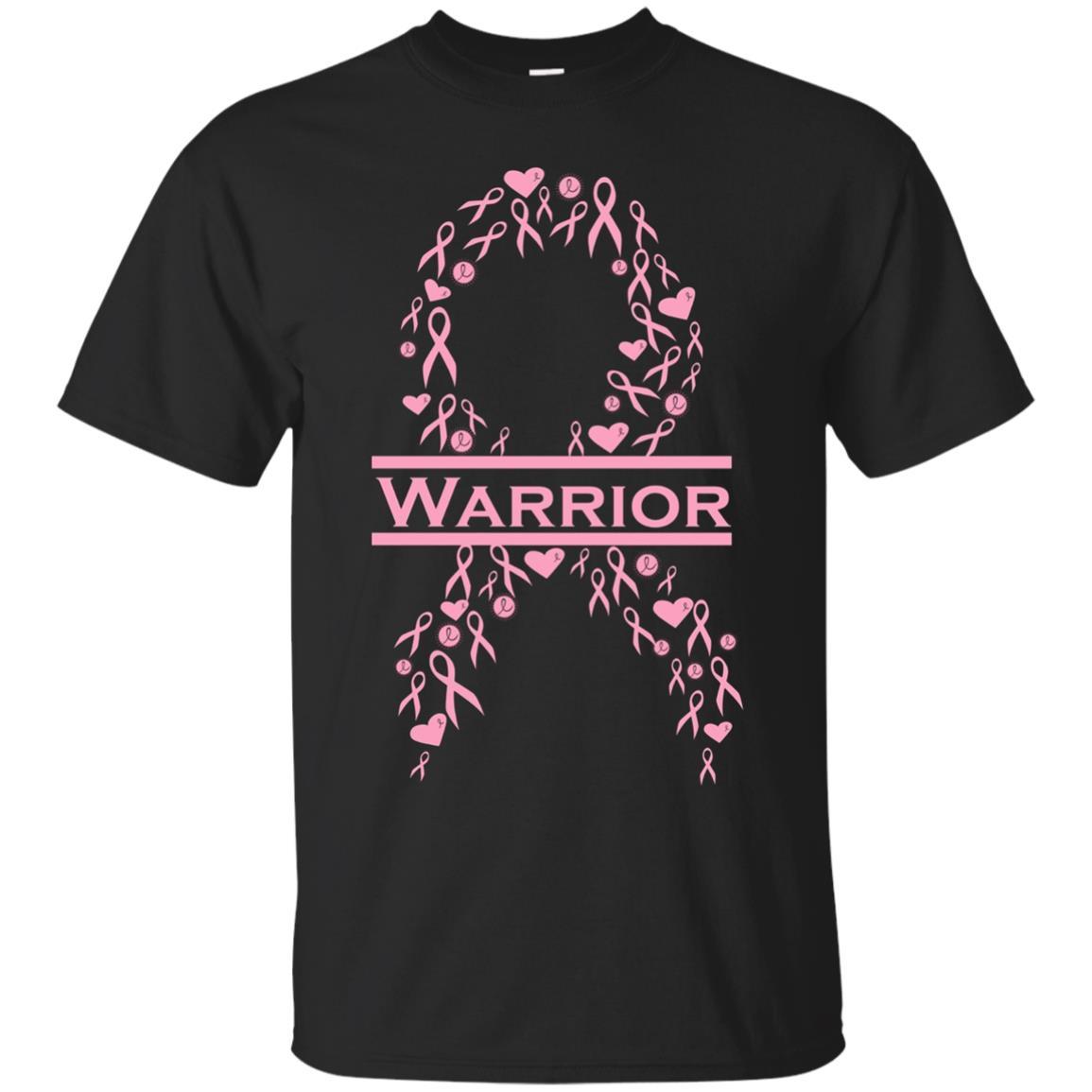 Breast Cancer Awareness Pink Ribbon Warrior T-shirt